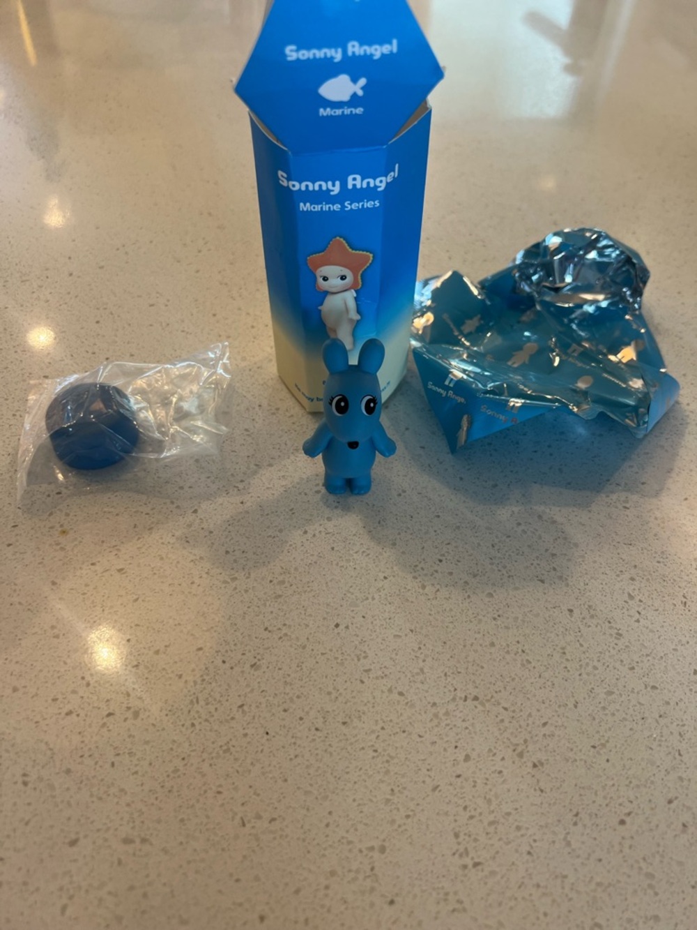 Sonny Angel Marine Series Robby Secret Rare Blue Collectible Figure - Kids Toy